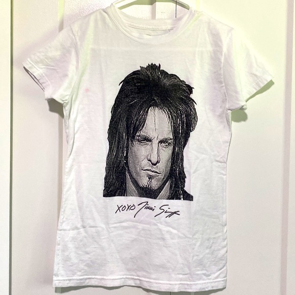 Nikki Sixx MUGSHOT LADIES TEE | Size Medium - Picture 4 of 7
